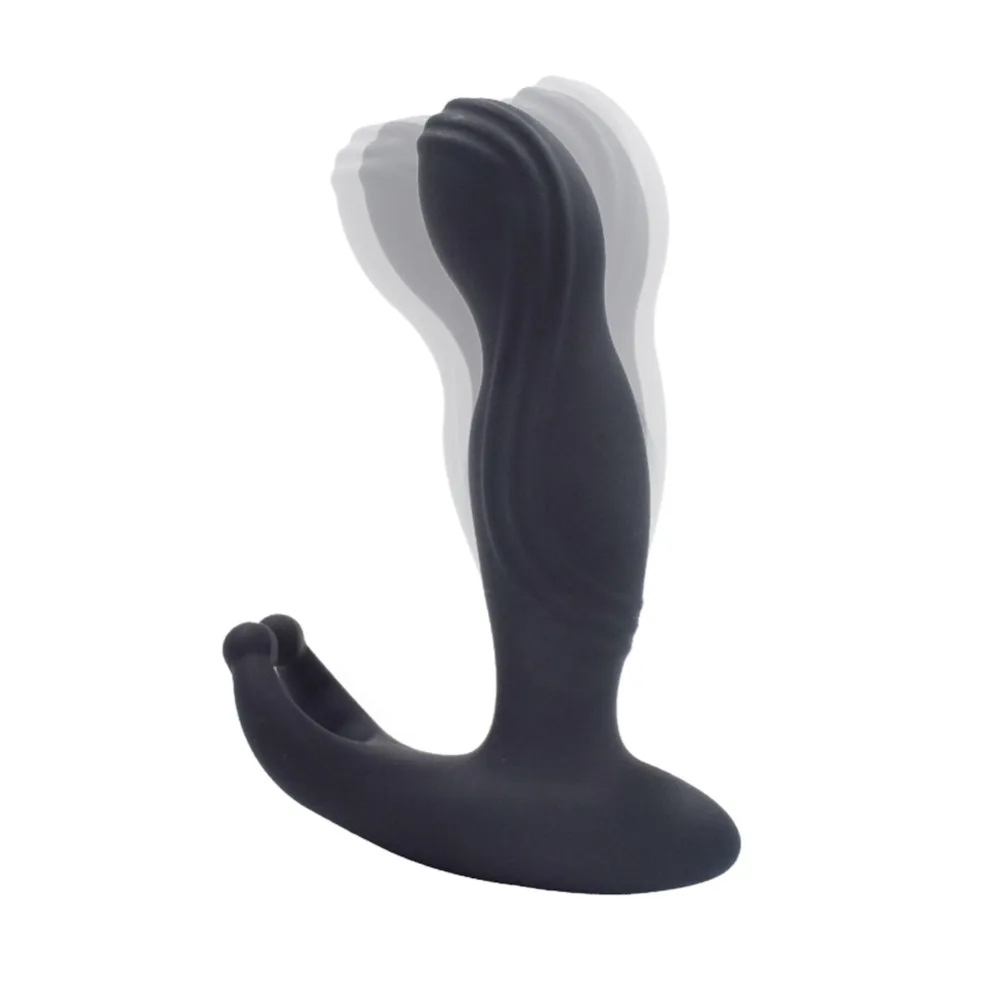 Силиконовый анальный вибратор для взрослых игр USB зарядка массажер простаты
