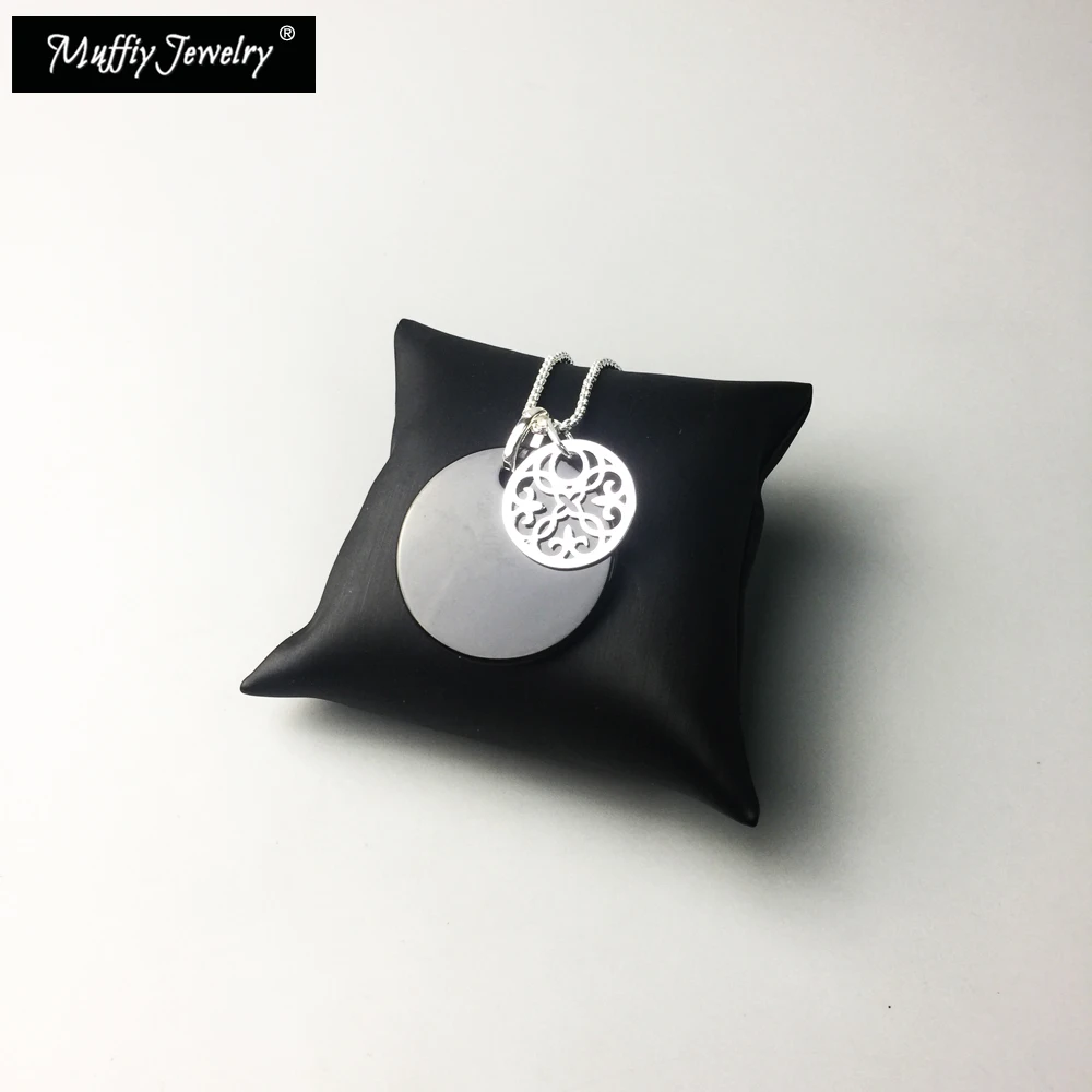 Ожерелье в виде диска с цветочным орнаментом модные хорошие ювелирные украшения