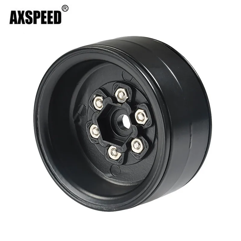 AXSPEED #55 Heavy Duty 1 9 дюймов бисером колеса для Радиоуправляемая модель Axial SCX10 D90 D110 TRX