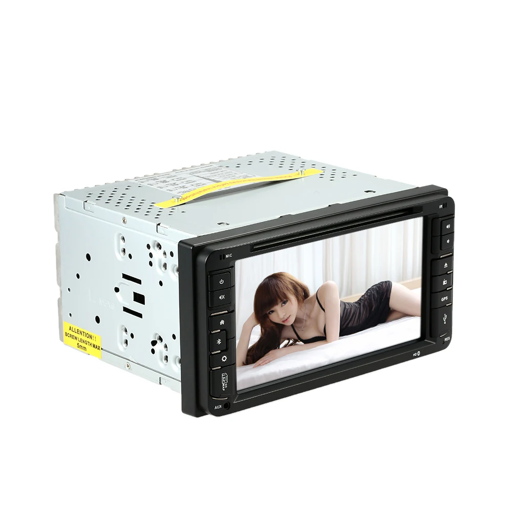 6 95 дюймовый HD сенсорный автомобильный dvd плеер с экраном 2 Din ПК стерео головное
