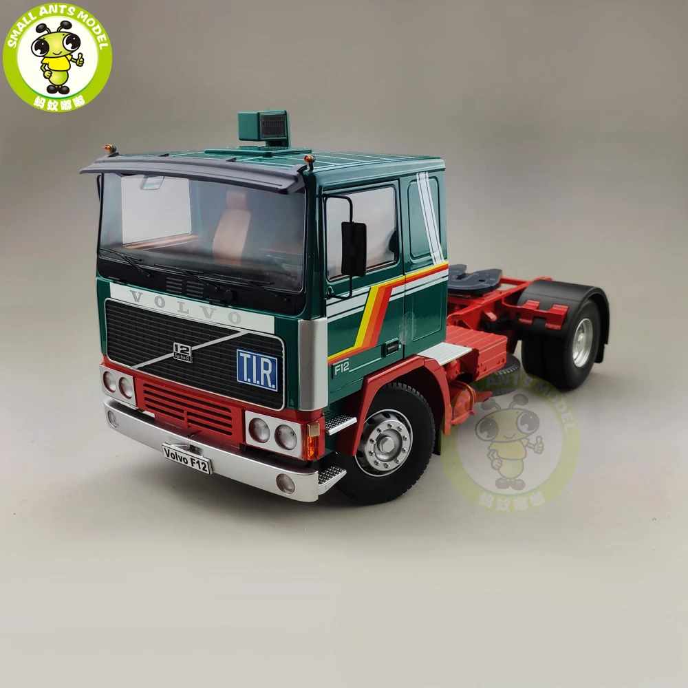 1/18 ROAD KINGS KK Volvo F1220 тягач 1977 литой автомобиль модели грузовиков игрушки для детей подарок зеленый и красный