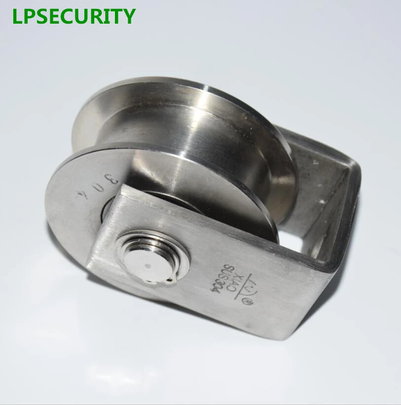 LPSECURITY 304 ролик для стальных ворот/горка ворот/колесо ворот/шкив ворот с канавкой h