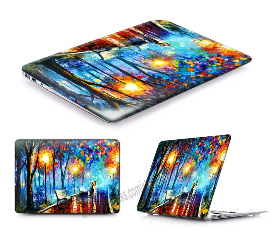 Природа Масляной Живописи Прозрачный Кристалл Для Apple Mac Macbook Pro 15 Крышка случая Macbook Pro 13 15 Дюймов С Retina Display A1502