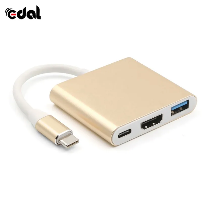 Новый портативный 1080P Type C к HDMI док станции для переключателя ТВ конвертер адаптер