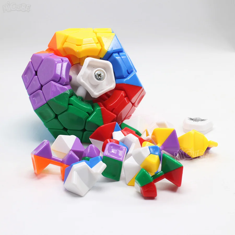 Циклон для мальчиков Dodecahedron Megaminxeds 12 Сторон магический скоростной куб кубики для начинающих профессиональная головоломка без струйки Wumofang