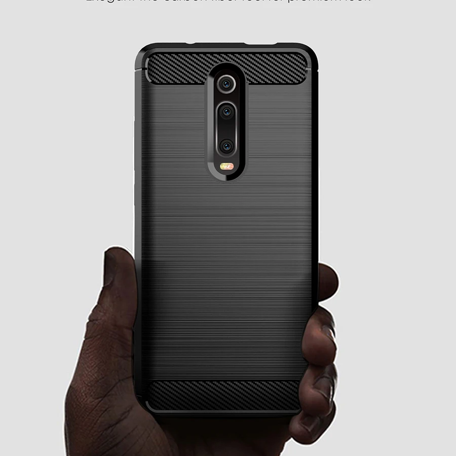 Чехол для Xiaomi Redmi Go противоударный чехол из углеродного волокна Note 8 8T Global K20 Mi 9T 7A 10