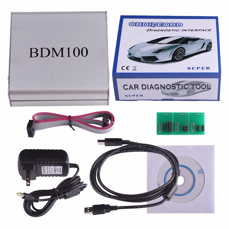 BDM100 BDM100 V1255 Универсальный ECU Программатор BDM 100 ECU чип тюнинговый инструмент BDM Рамка с адаптерами - Цвет: BDM100