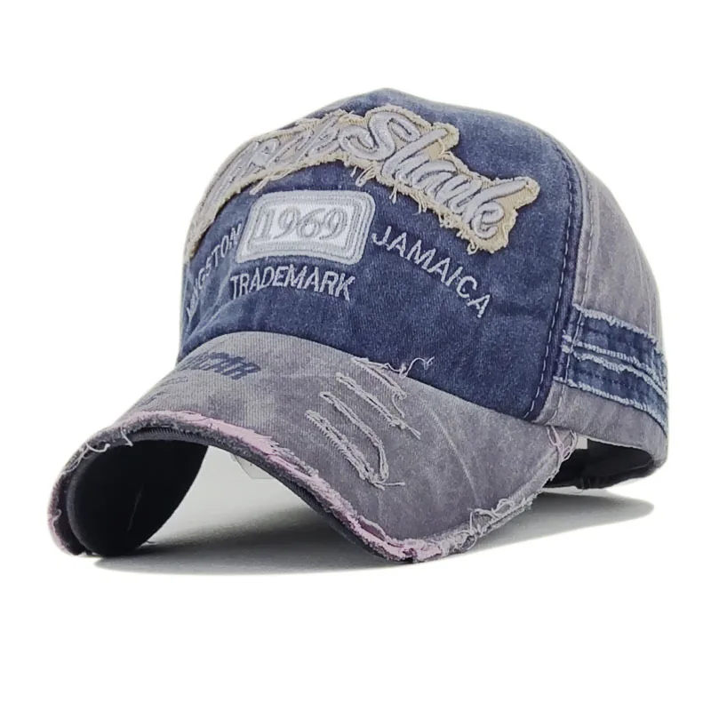2018 Ретро помытая бейсболка подходящая Snapback шляпа для мужчин и женщин