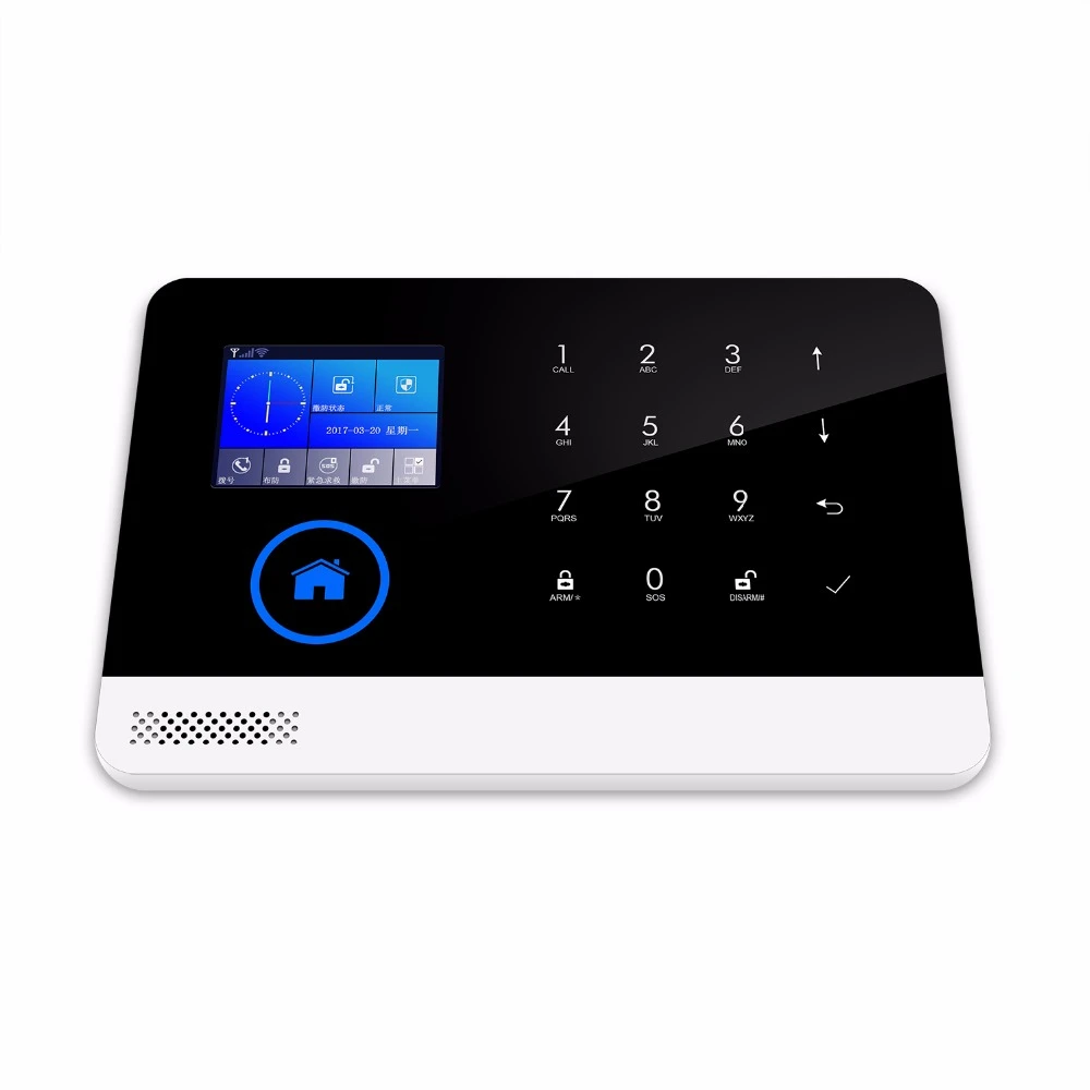 

SmartYIBA Home Security Burglar Alarm Wifi Alarm System Smartphone Apps Control House Alarm GPRS SMS Singal Residential Alarm