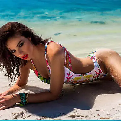 Сексуальные Женщины Цельный Купальник Купание Монокини Push Up Padded Бикини LC |