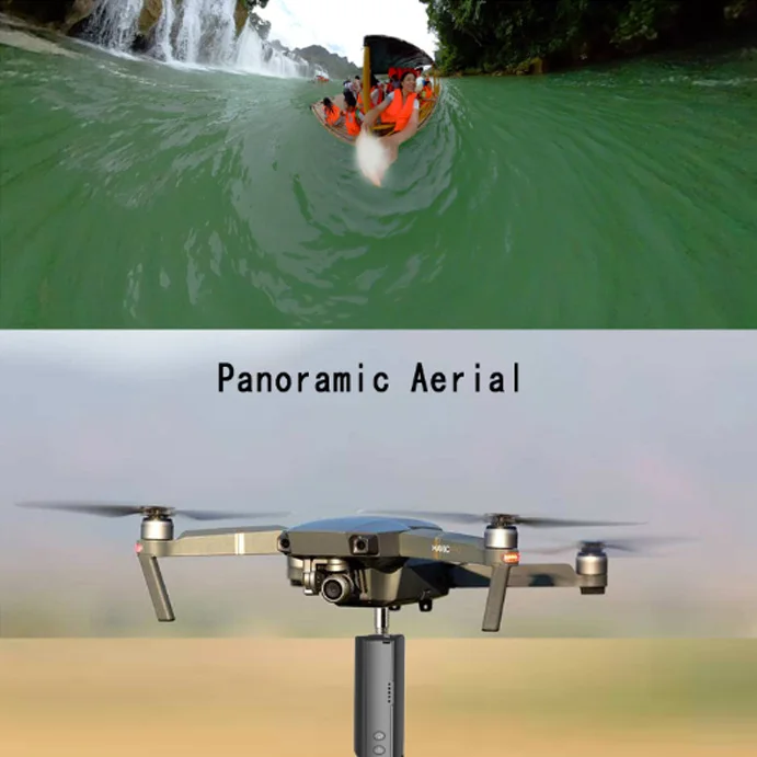 Hot TTKK Outdoor Sports Camera 720 Aerial Photography 3D Viewing Room Vr Camera 360 Degree Panoramic Camera