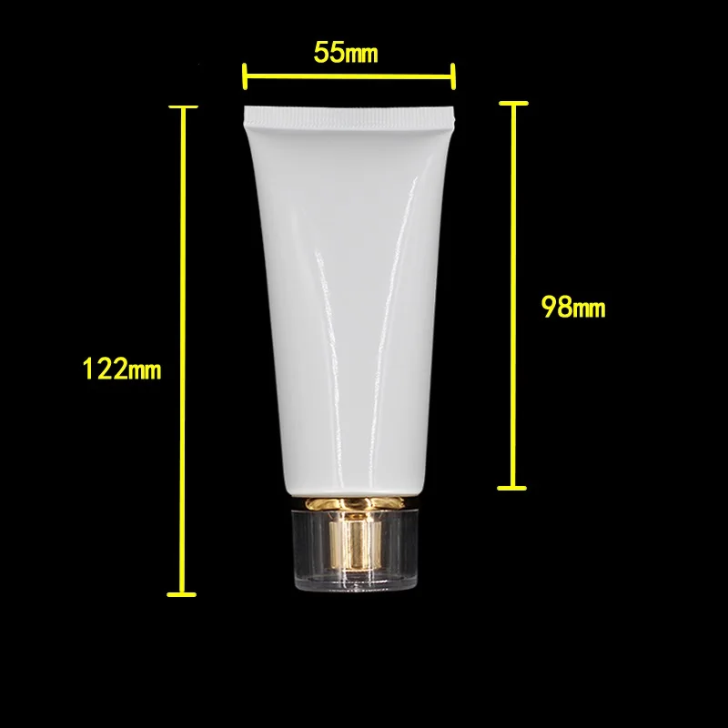 Пластиковая туба эмульсия для крема лица 60 мл г|Многоразовые бутылки| |