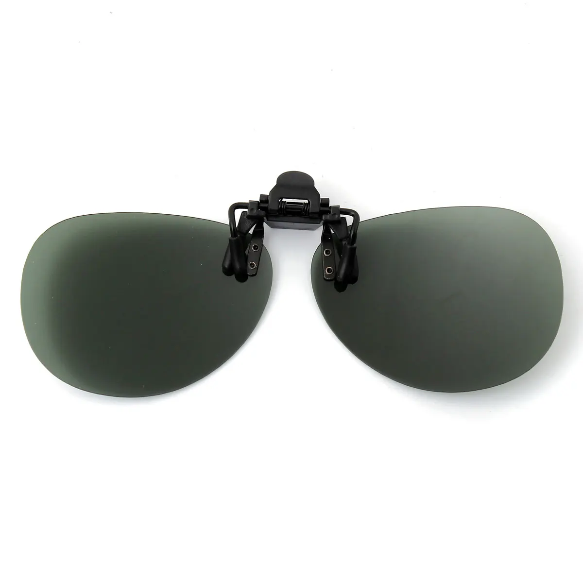 Dark Green Bobing унисекс поляризованные прикрепляемые солнцезащитные очки близорукие вождения ночного видения объектив Anti-UV400 Велоспорт солнечные очки клип - Цвет: Dark Green