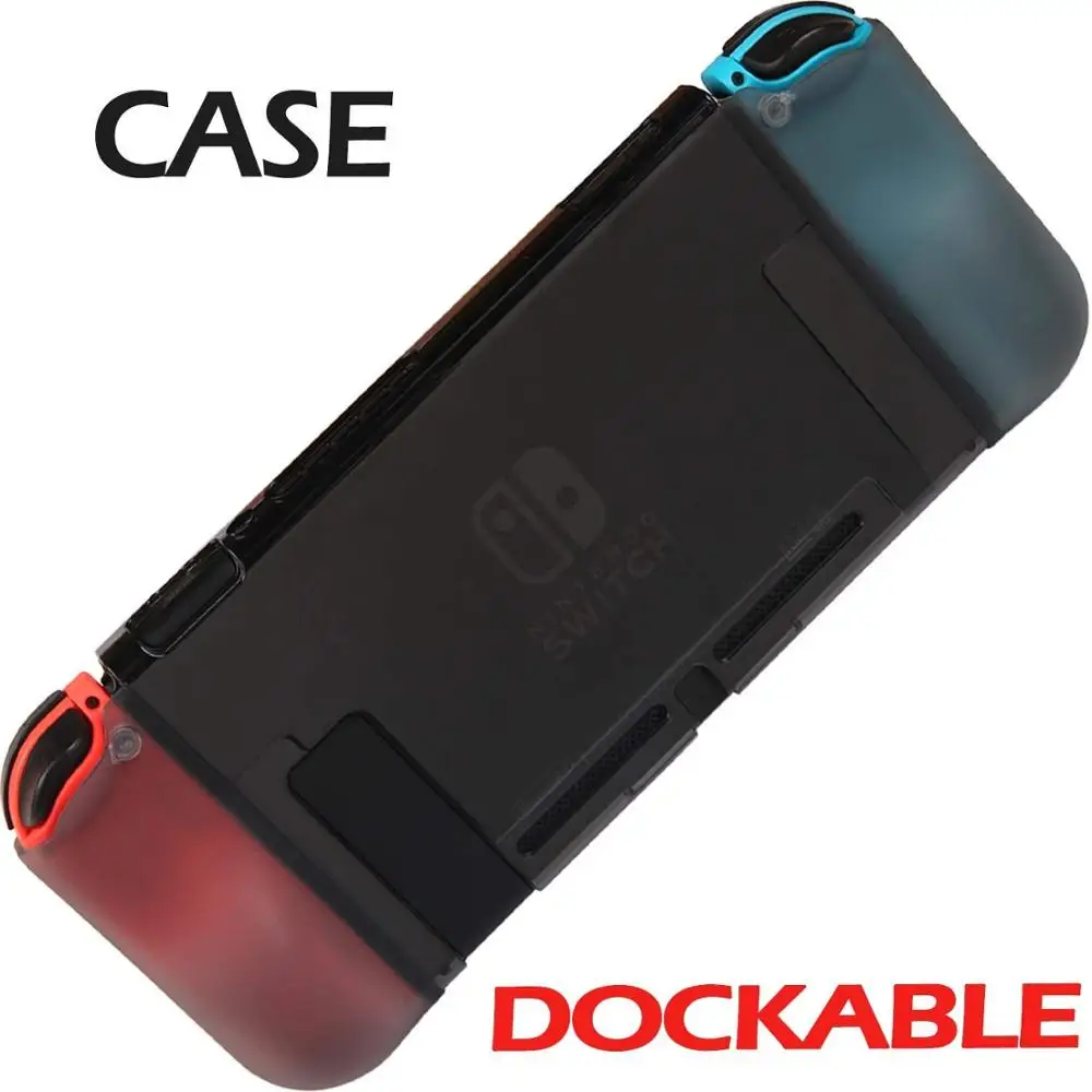 Black Clear Защитный чехол Dockable, чехол с переключателем из мягкого ТПУ с амортизацией и защитой от царапин, прозрачный защитный чехол - Color: Black Clear