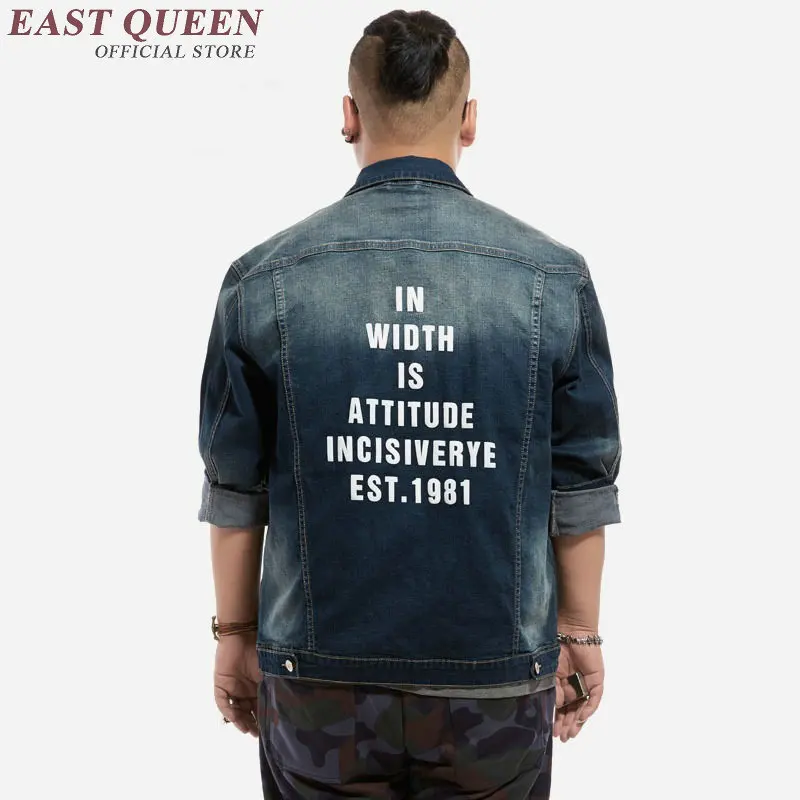 Мужская джинсовая куртка KK1756 H Новинка осени зимы 2018|men's jean jacket|denim jacket menmens denim |