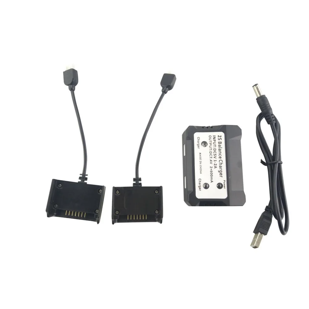 Зарядное устройство MJX Bugs 3 pro B3pro HS700 HS700D HS700D D85 EX2H, бесщеточная литиевая батарея для летательного аппарата, зарядка от USB, балансирующее зарядное устройство 2-в-1