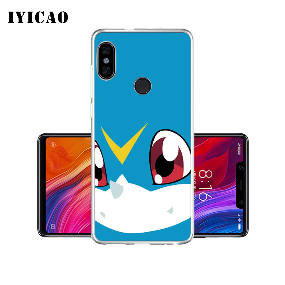 IYICAO мультяшный Цифровой Мягкий силиконовый чехол для телефона Xiaomi Mi 9 8 SE 6 A1 A2 Lite F1