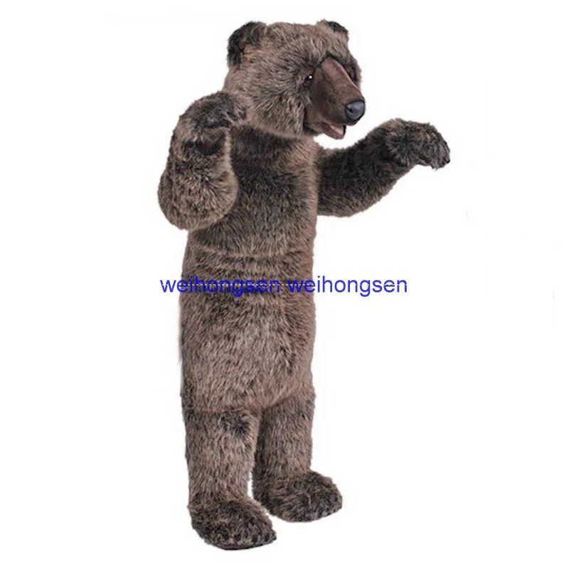 Самые симпатичные EVA материал шлем гризли медведи талисман костюмы карандаш