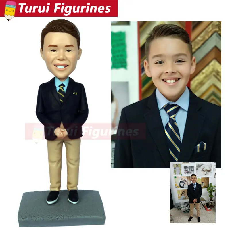Девушка кунг-фу фигурка каратэ бренды от Turui статуэтки bobblehead большая голова