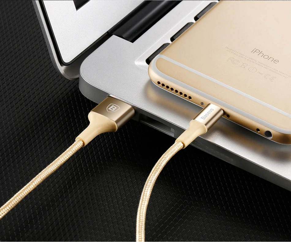 Usb-кабель для зарядки Baseus для iPhone X, 8, 7, 6, кабель для быстрой зарядки для iPad, iPhone, usb-кабель для зарядки, кабель для передачи данных