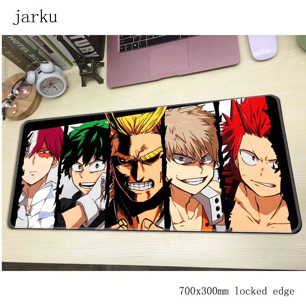 

My Hero Academia mouse pad 700x300X3MM mouse mat laptop padmouse HD print notbook computer gaming mousepad hot gamer play mats