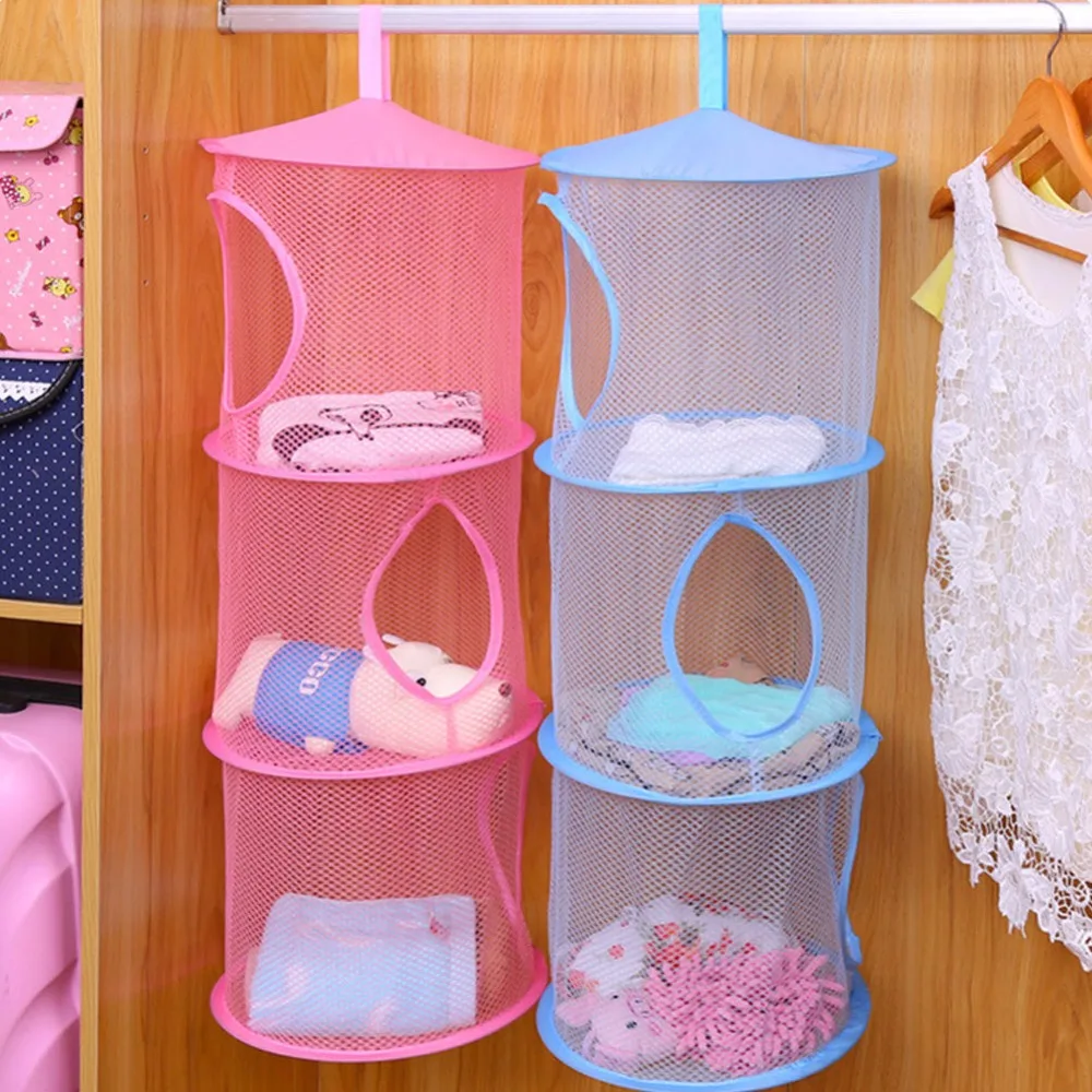 Современная 3 полки сетка для хранения подвесная дверь спальни настенный шкаф