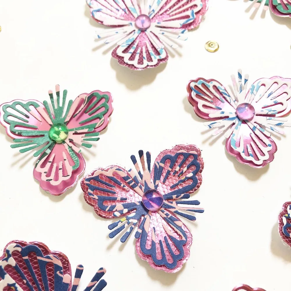 Штамповка для резки металла 3 шт. тиснение цветов звезда Alinacraft скрапбукинг бумага