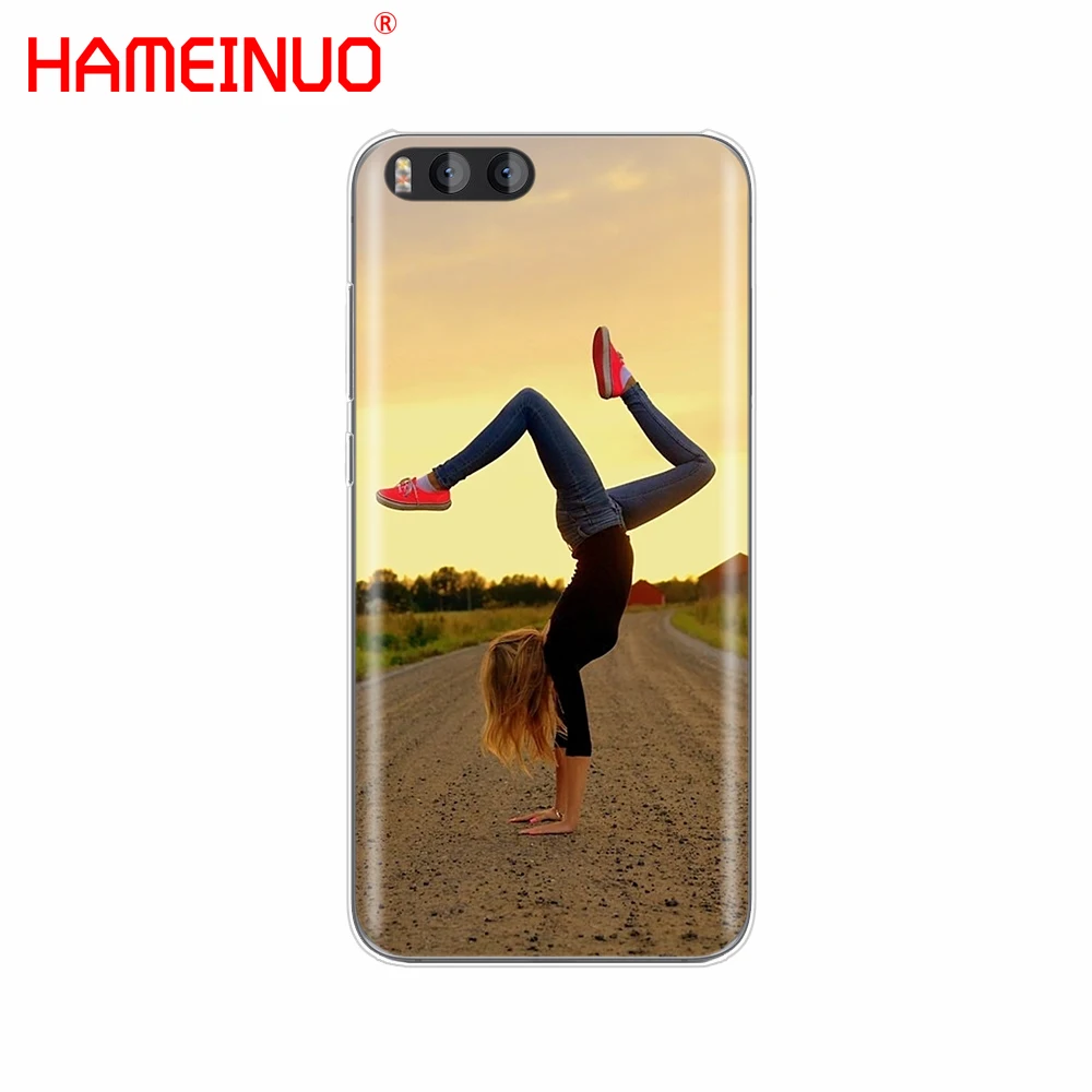 HAMEINUO гимнастический силуэт чехол для Xiaomi Mi A1 A2 3 4 5 5S 5C 5X 6 6X 4I 4C NOTE MAX 2 mix plus |