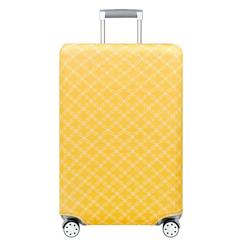 Elastic Thicken Luggage Cover Luggage Protective Covers Suitable for 18-32 inch Suitcase dust cover Travel accessories - Цвет: N    Luggage cover