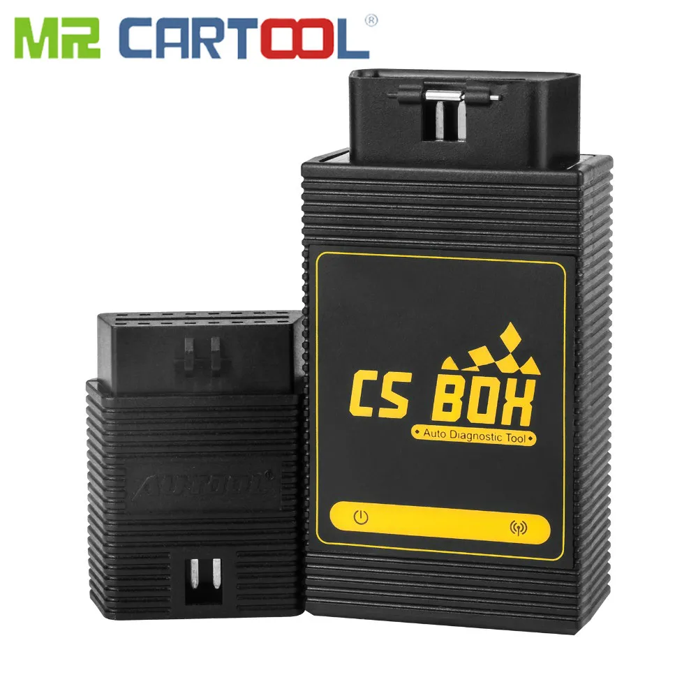 AUTOOL CS BOX OBD 2 II Автомобильная мульти система Bluetooth и т. д. ABS ключ кодирования DTC Reader
