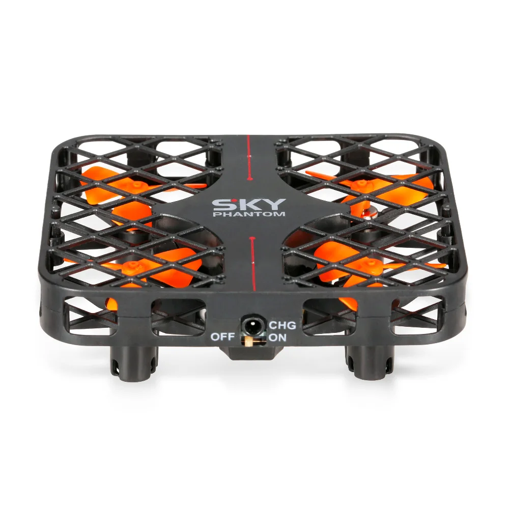 Мини Радиоуправляемый Дрон 2 4G 4CH 6 осевой гироскоп квадрокоптер противоударный 3D