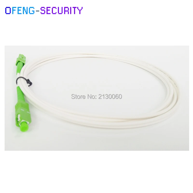 Lszh оптический соединительный шнур перемычка 3 м SC/APC SC (G657B3) SX(LSZH) белый цвет