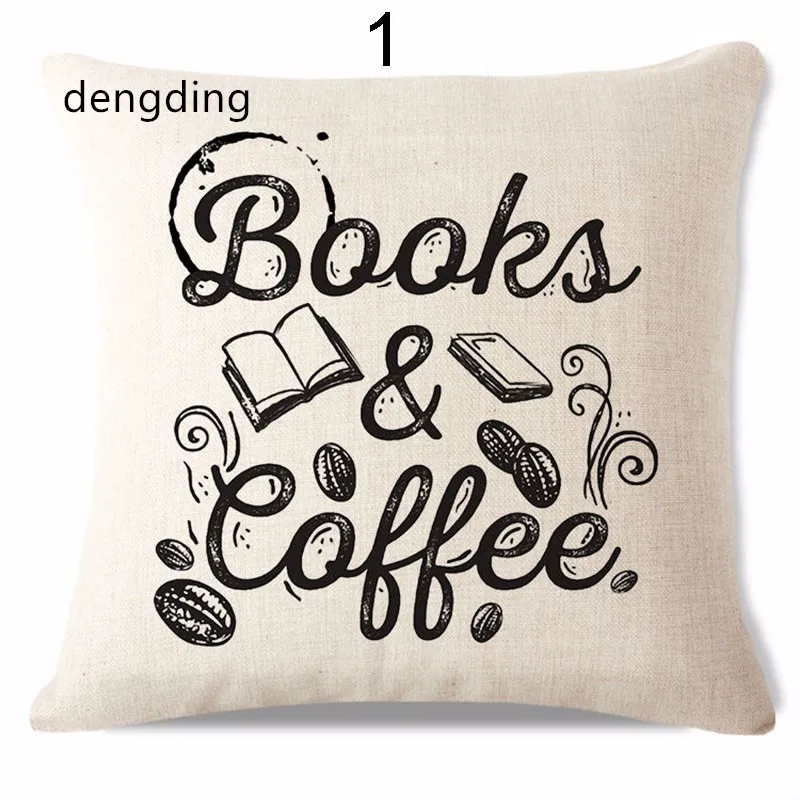 

pillow casesSummer Chair Decorative Watercolor Style Yarn Book Reading Decorative Square Bed Printed Pillow