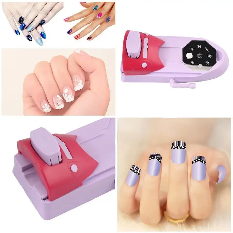 Высокое качество набор принтеров для дизайна ногтей DIY печатная машина штамповки
