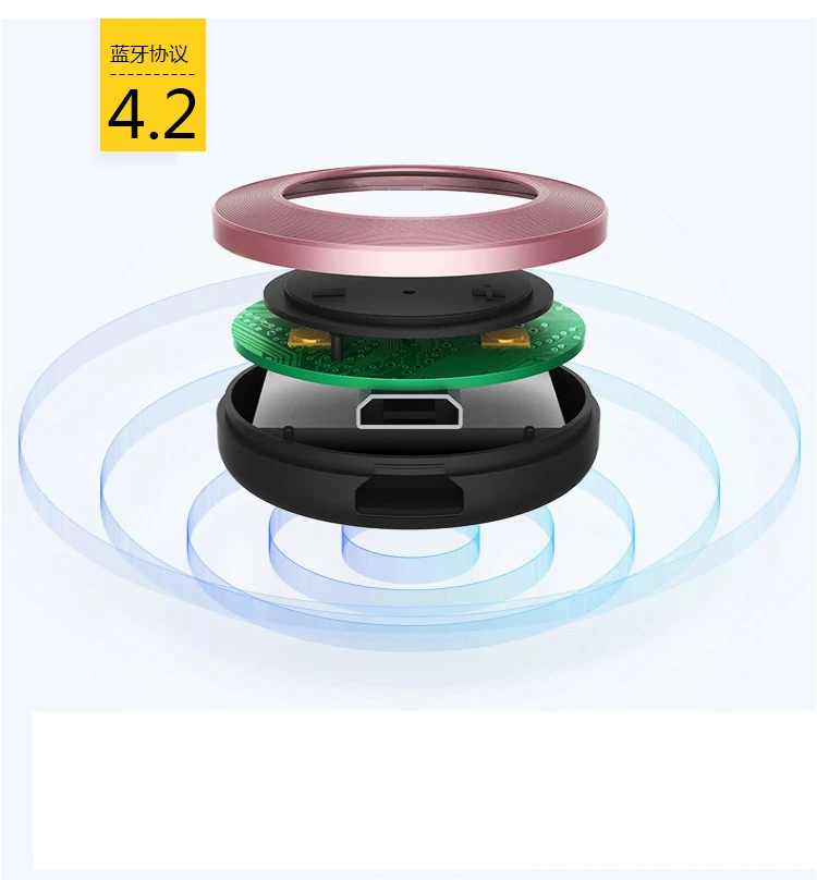 BT-30 Беспроводная bluetooth-гарнитура спортивные стерео мини-ожерелья Bluetooth наушники