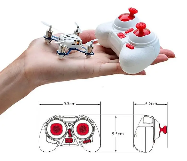 Hubsan NANO Q4 H111 4CH 6-осевой гироскоп мини-Квадрокоптер с дистанционным управлением с светодиодный свет 2,4 ГГц RTF детская игрушка d35