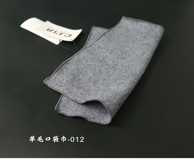 Hankerchief Шарфы для женщин плед Бизнес костюм платки шерсть Повседневное Для мужчин с карманами площади 24x24 см 10 шт./лот