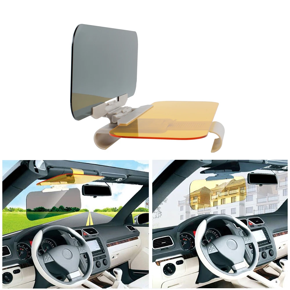 Автомобильные солнцезащитные козырьки очки Зеркальные автомобильные