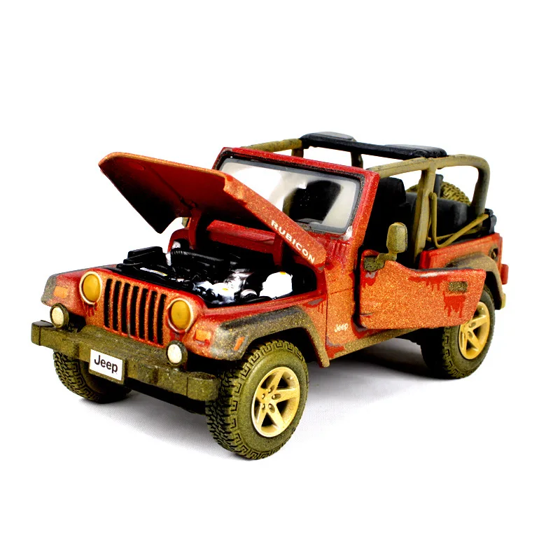 Maisto 1:24 Old Jeep Wrangler simulation alloy car model crafts decoration collection toy tools gift