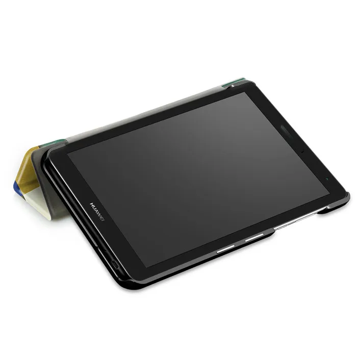 PU чехол для huawei Mediapad T3 7 7,0 3g BG2-U01 7 дюймов+ Защитная пленка для экрана подарок