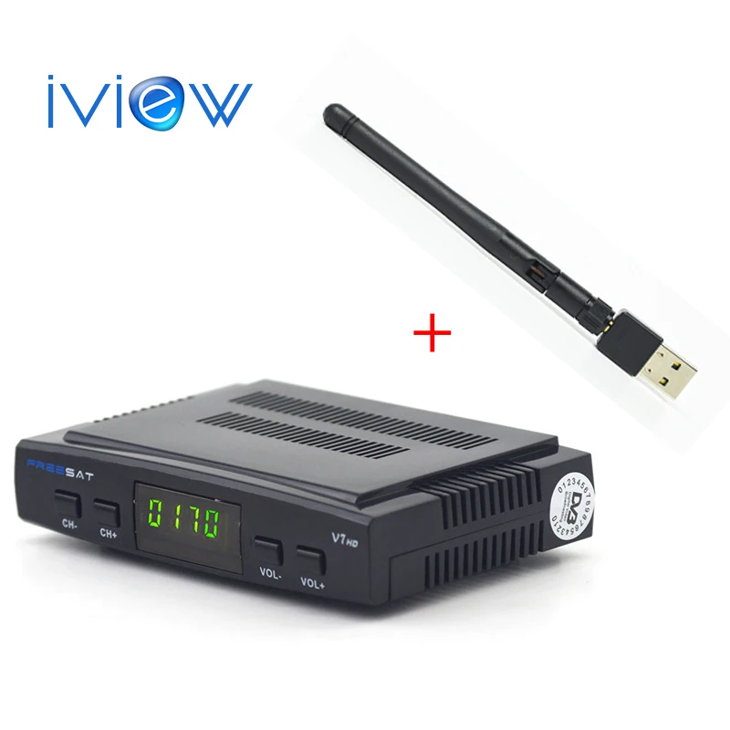 2016 Завод Новый Оригинальный Freesat V7 HD DVB-S2 Мини Спутниковое ТВ Приемника Поддержка