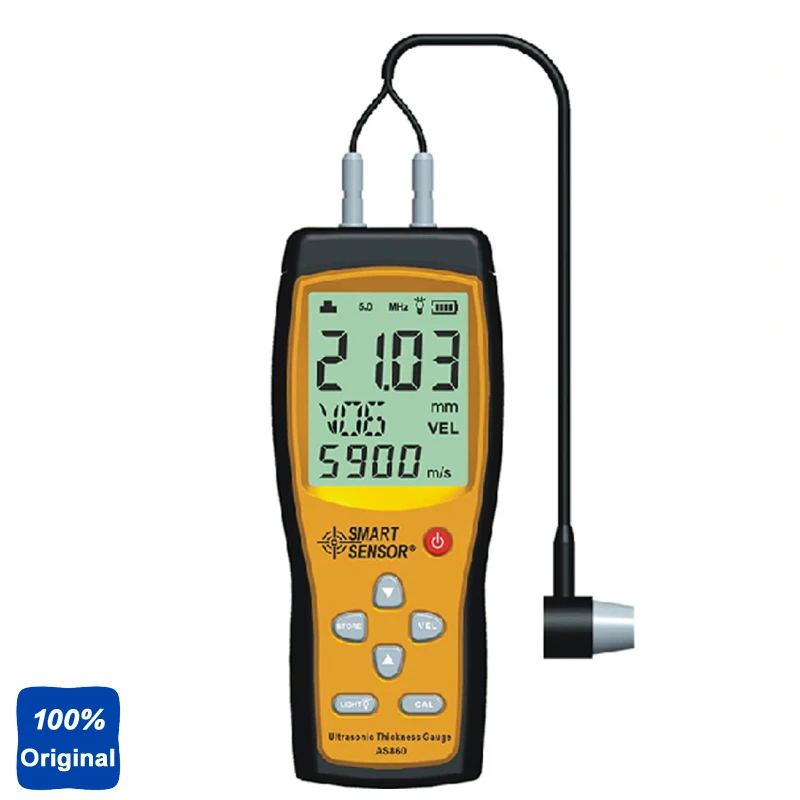 Портативный ультразвуковой алюминиевый толщиномер AS860|thickness gauge|thickness gagealuminum