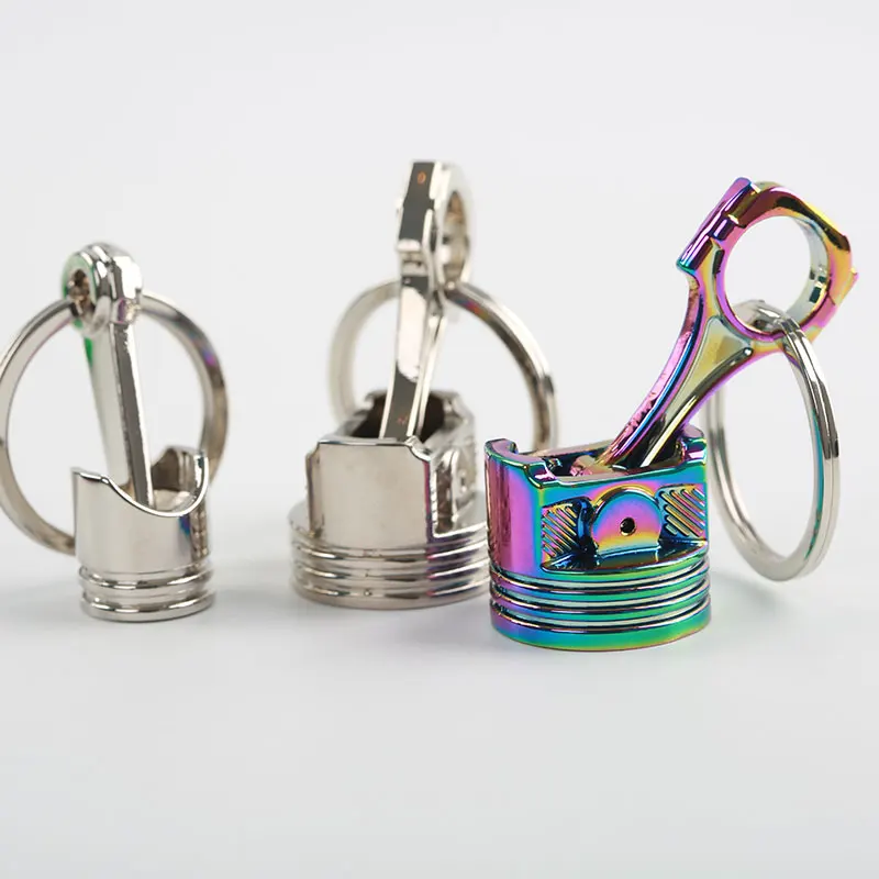 5 шт. хромированные Брелоки для ключей от двигателя|piston key ring|piston keykey ring |