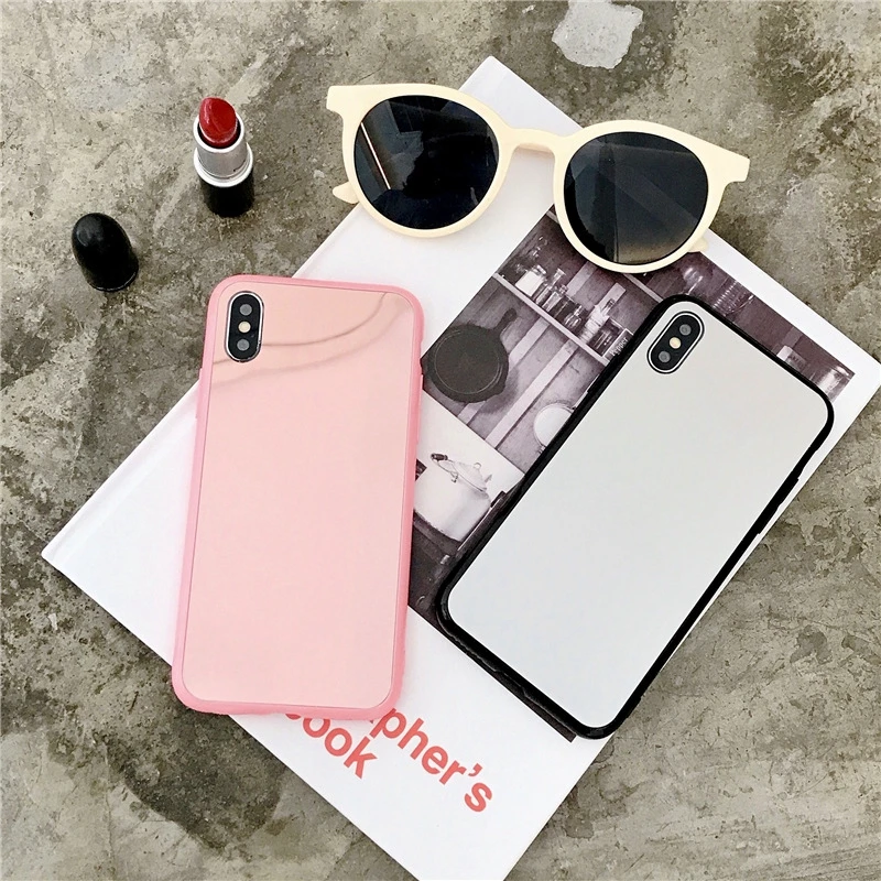 Для iPhone xs max зеркальный чехол для телефона 8/7plus зеркальная поверхность чехлы 6/6S| |