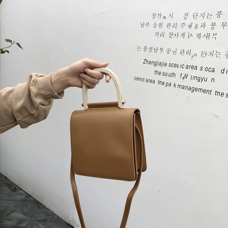 Youda новая Корейская простая Студенческая сумка Harajuku одноцветная PU материал