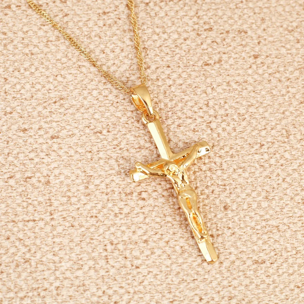 Женское и мужское колье с подвеской в виде креста|jewelry necklace set|jewelry francejewelry resale |