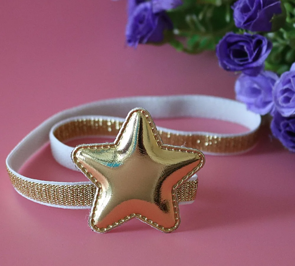 1 шт. золотистая/Серебристая блестящая корона со звездами Детские аксессуары для