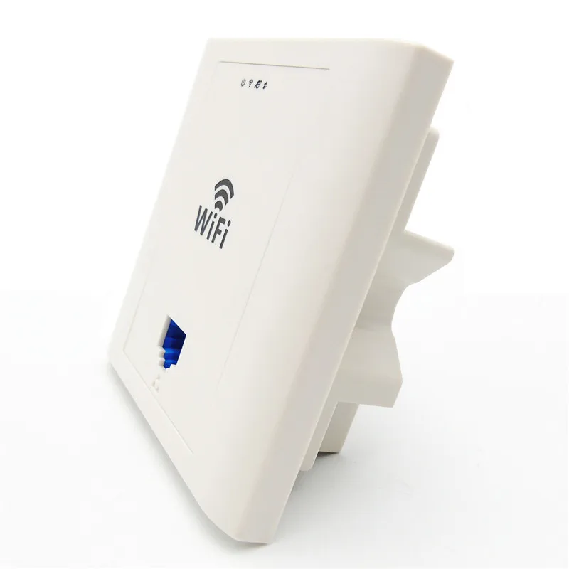 300 Мбит/с в стене AP Точка доступа Розетка WiFi горячие точки с 802.3af 48 В PoE для