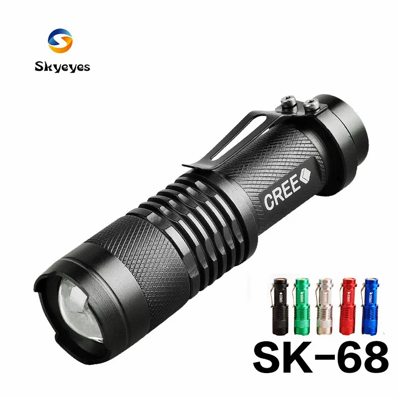 Skyeyes A100 CREE T6 5000lm Алюминий Водонепроницаемый Масштабируемые светодиодный фонарик
