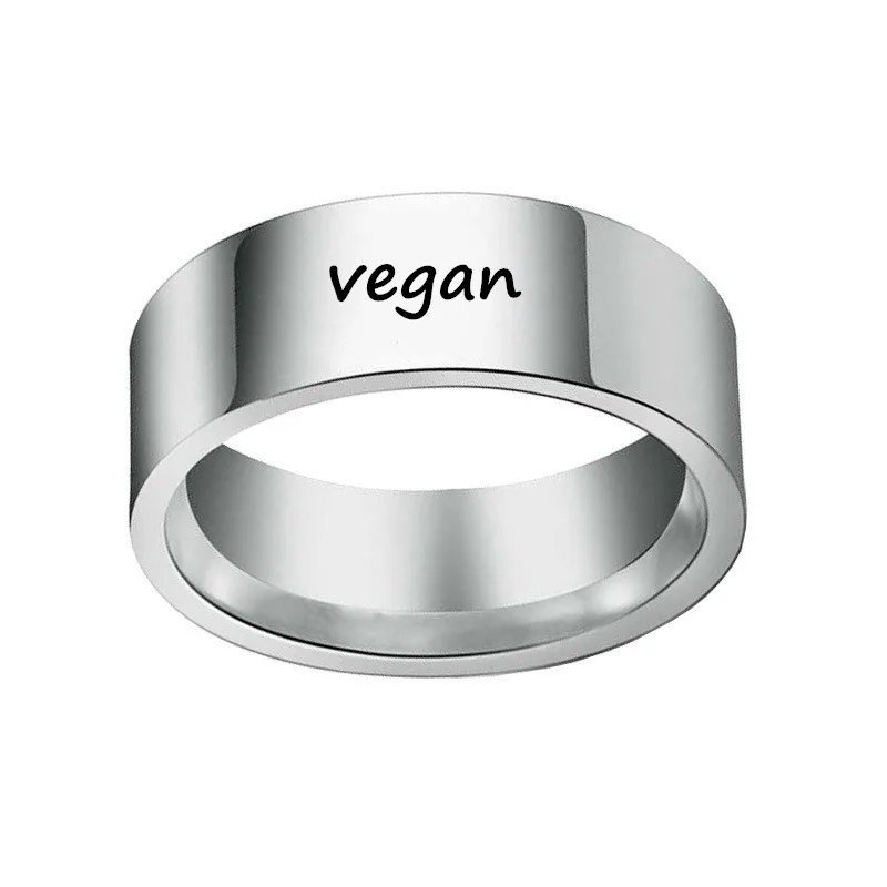 2019 веганское кольцо вегетарианские кольца здоровая жизнь Прямая поставка YLQ6581